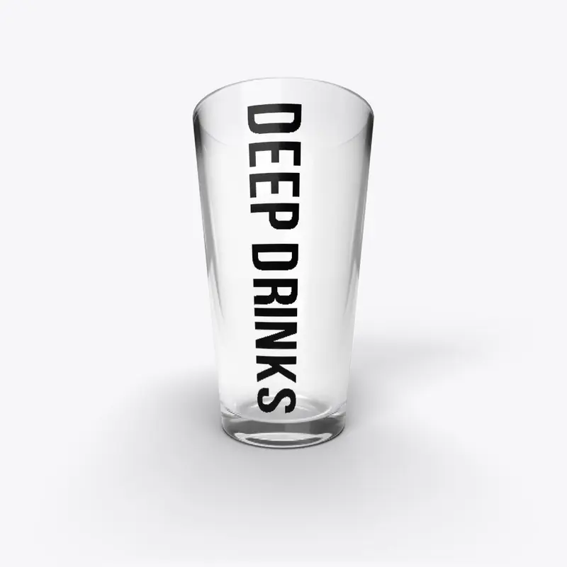 Deep Drinks Pint Glass